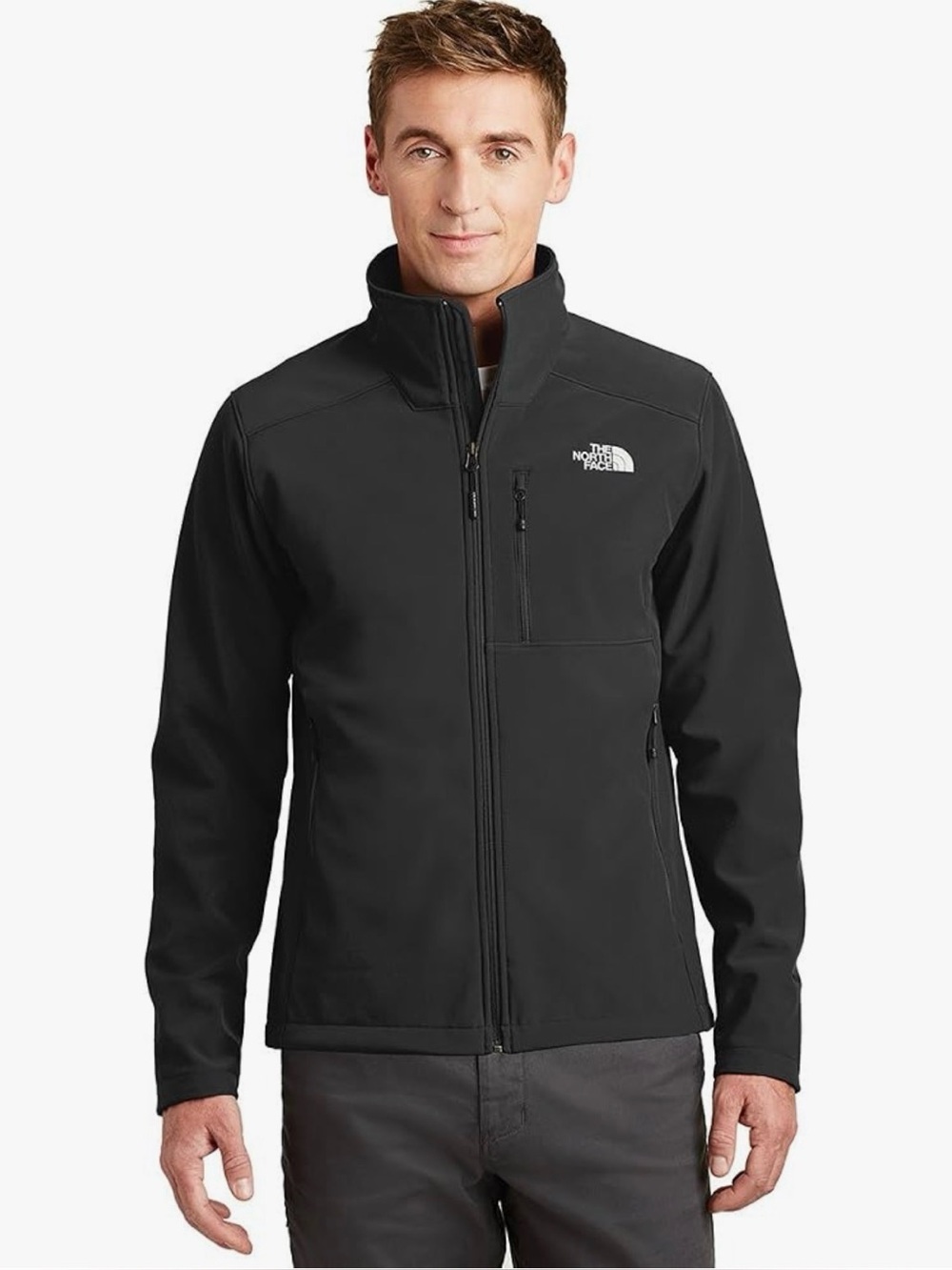 The North Face Men's Black Apex Barrier Soft Shell Jacket Medium